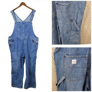 H&M Lee Colab Size XXL Denim Jean Bib Overalls Jumper Blue Vintage Carpenter